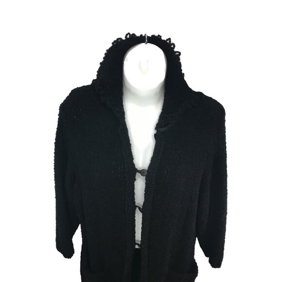 Magic Sweater Coat Boho Chic Extra Long Cardigan L - Picture 6 of 14